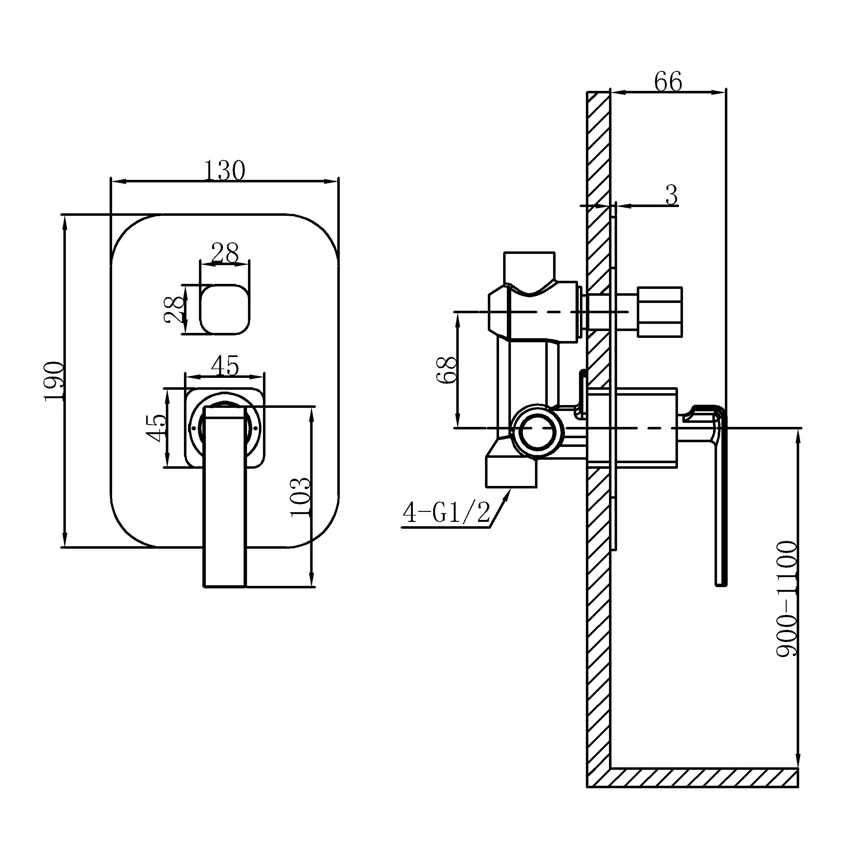 Заводская цена смеситель для ванной комнаты аксессуары душа переключающий