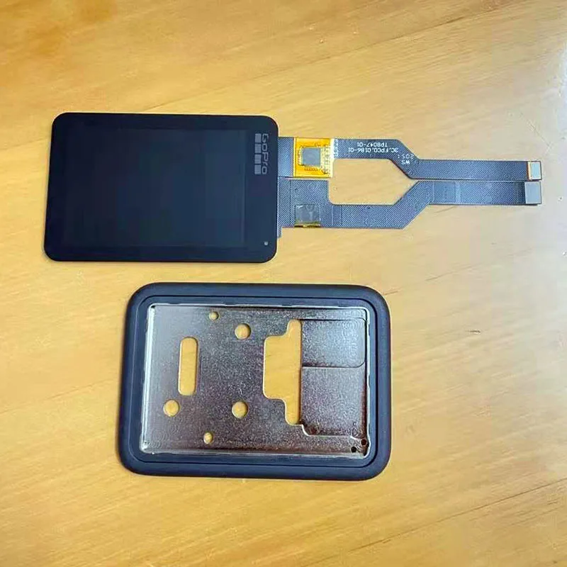 Tanie Nowy Duży Ekran Dotykowy Wyświetlacz LCD Assy Z Obudową Obudowy Naprawa Części Do Kamery GoPro Hero 9 Hero9 Black Action