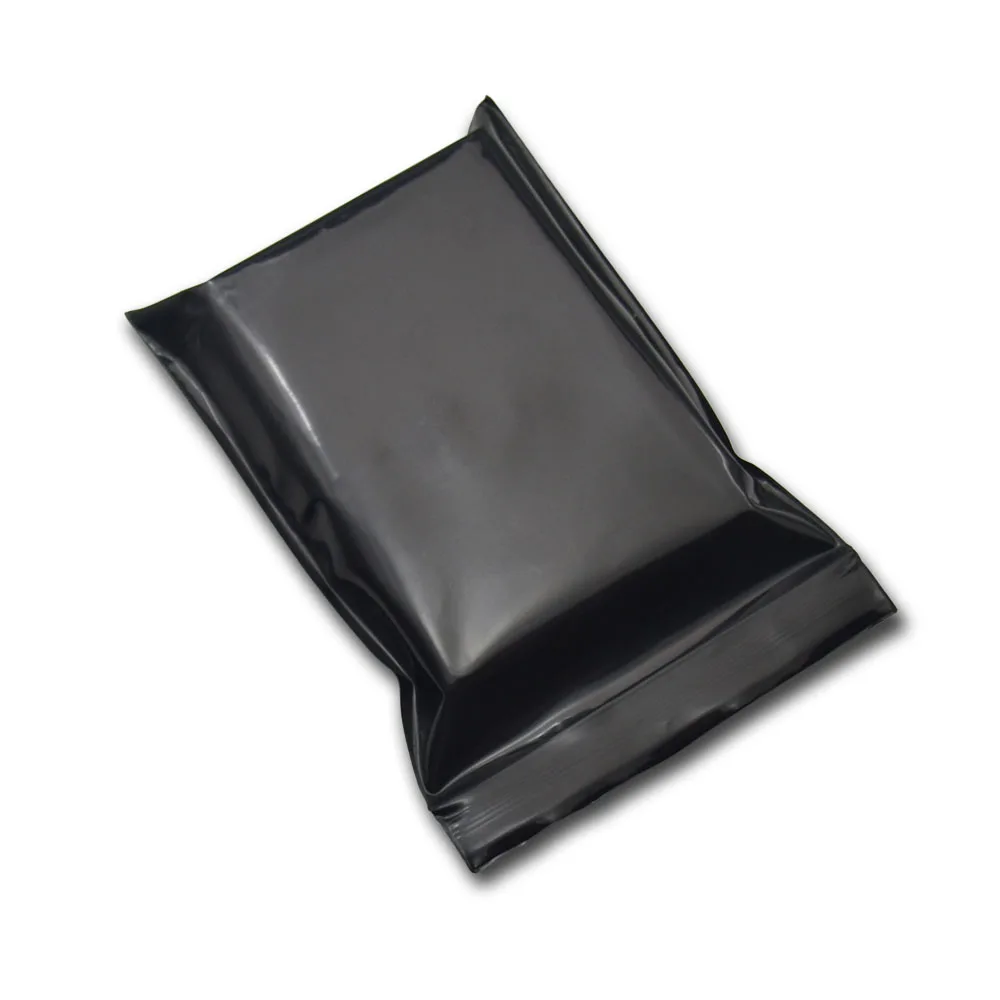 

10x15cm Reclosable PE Black Ziplock Sundries Package Bags Grip Seal Plastic Opaque Zipper Pouches for Private Items