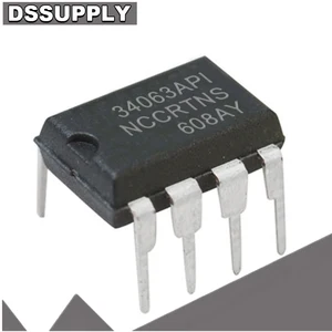 10Pcs 100% New MC34063API DIP-8 MC34063AP1 MC34063 DIP8 34063API MC34063A SOP-8 MC34063ADR SMD Chipset