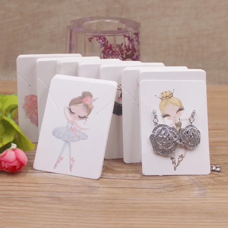 Набор упаковки ювелирных изделий ZerongE: красочные бумажные браслеты и ожерелья