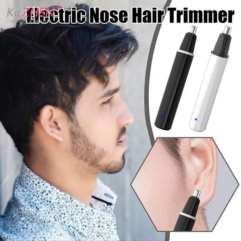 

1set Electric Nose Hair Trimmer Implement Shaver Clipper Men Women Ear Neck Eyebrow Trimmer Shaver ManClean Trimer Razor Remover