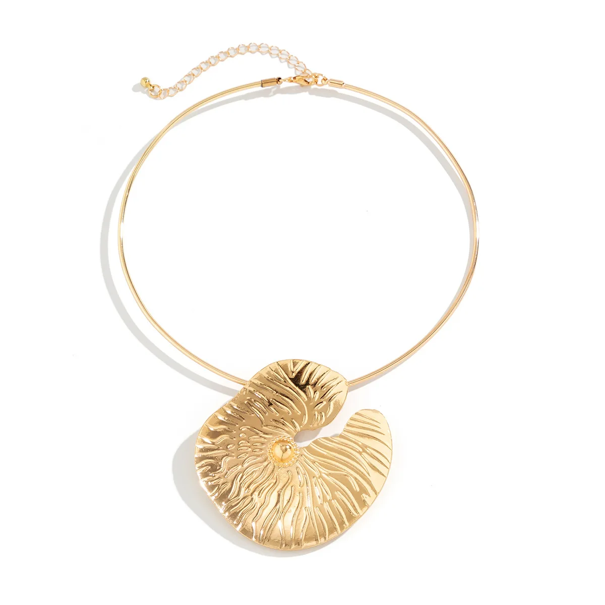 Металлическое ожерелье в стиле панк Cyberpunk винтажный браслет серьги форме лотоса