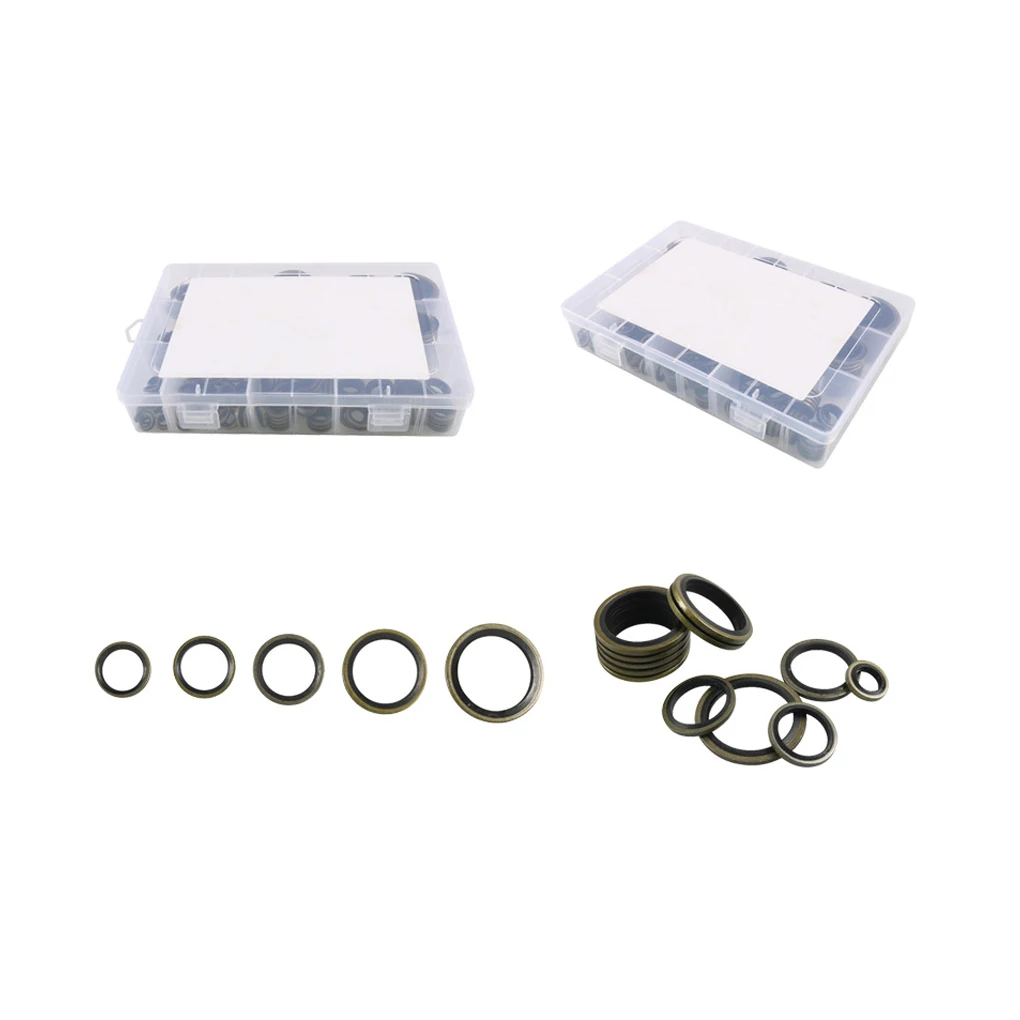 

230 Pieces Rubber O Rings Washer Set Assortment Sealing Gasket Portable Car Industrial Automotive Fixing Maintenance