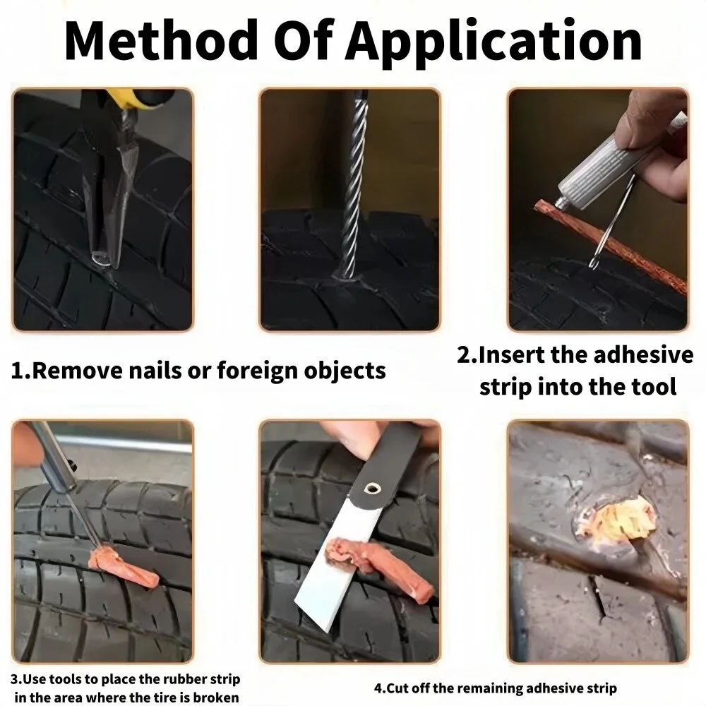 Инструмент для ремонта автомобильных шин набор инструментов шиповки авто