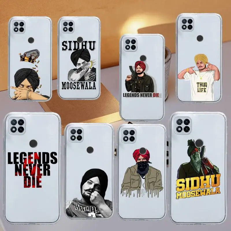 

Sidhu Moose Wala singer legends never die Phone Case Transparent for Xiaomi redmi note x f poco 10 11 9 7 8 3 i t s pro cover