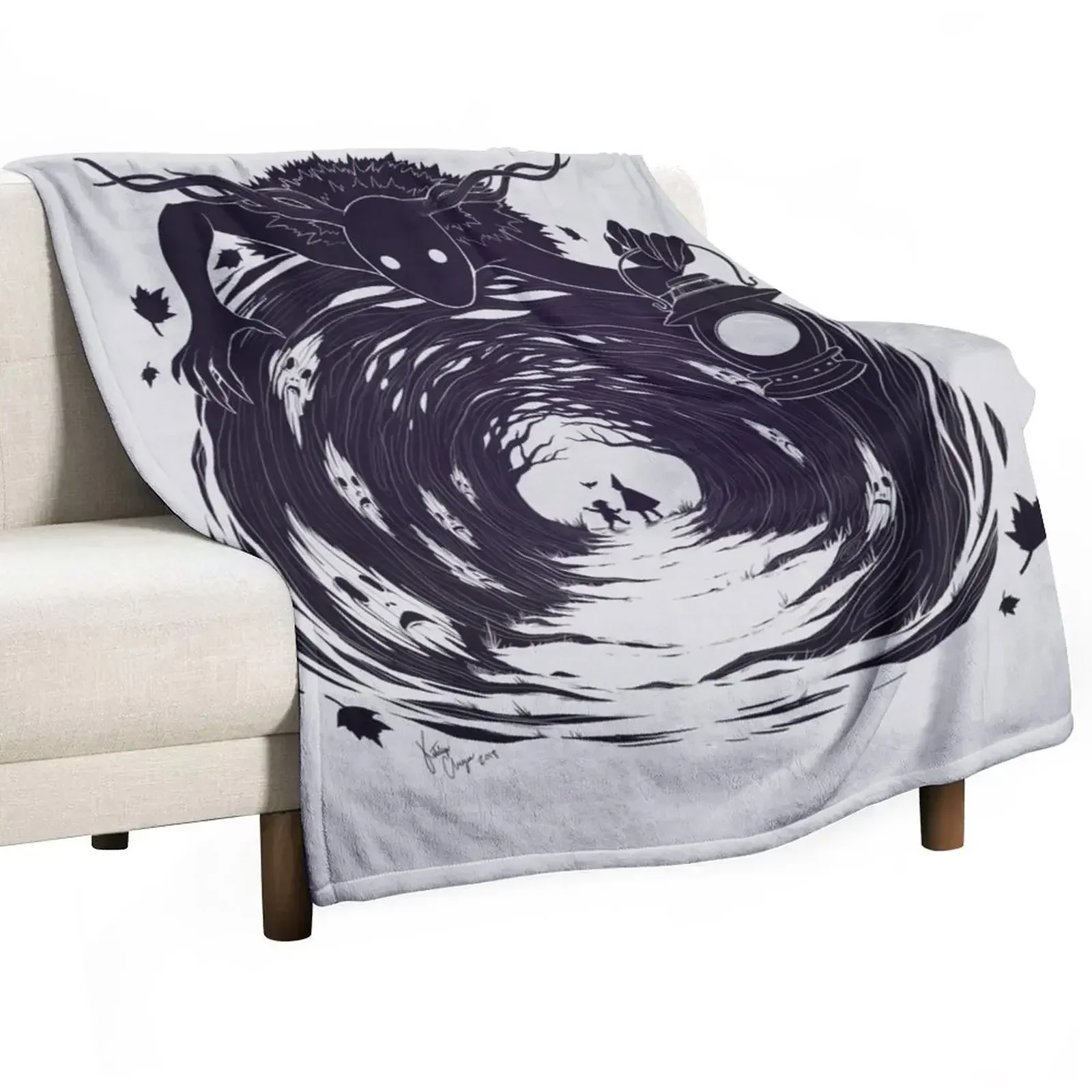 OtGW: если вы перейти в лес ночное время... Одеяло клетку для кровати декоративный