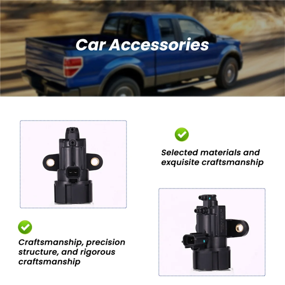 Автомобильный вакуумный соленоид EGR F63Z-9J459-AA F57E-9J459-CA для Ford F150 Explorer Escape Ranger