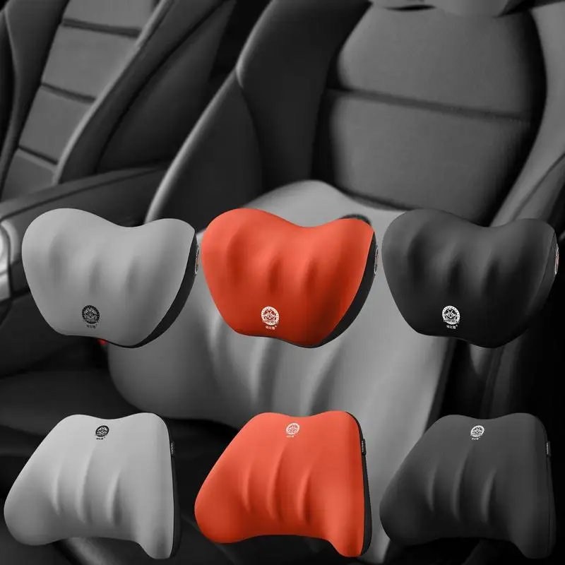 

Car Neck Pillow Memory Foam Car Seat Headrest Pillow Breathable Sweat Proof Stylish Support Cushion Auto Interior Accessories