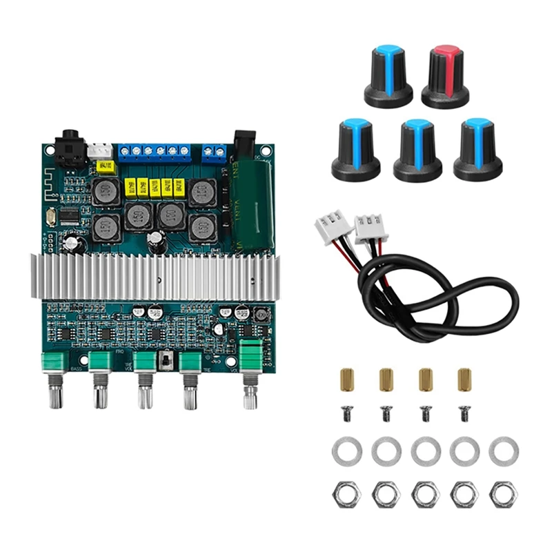 

Botique-Alternative 3116 Bluetooth 5.0 Subwoofer Amplifier Board 2.1 Channel High Power 12-24V