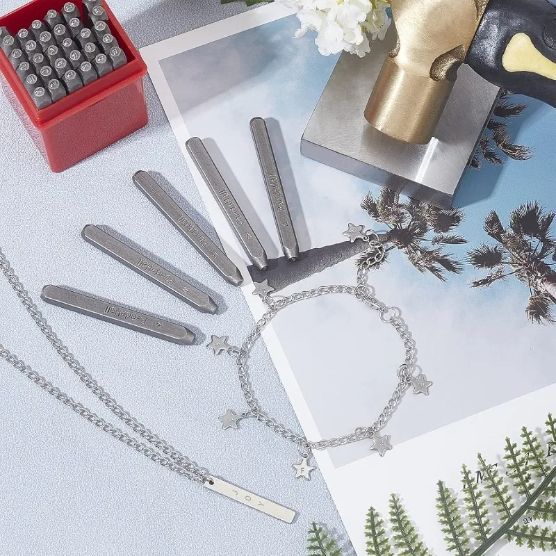 Набор металлических штампов с буквами и цифрами 1/20 дюйма 1 5 мм алфавит Размеры 0-9