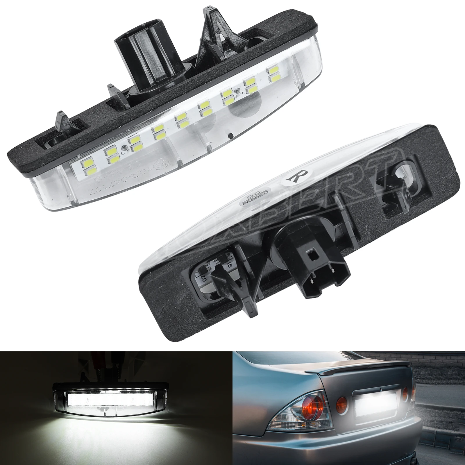 

2 шт. для Toyota Camry Prius для Lexus LS200 300 GS300 ES300 RX300 Canbus без ошибок номерной знак фонарь Цвет Белый