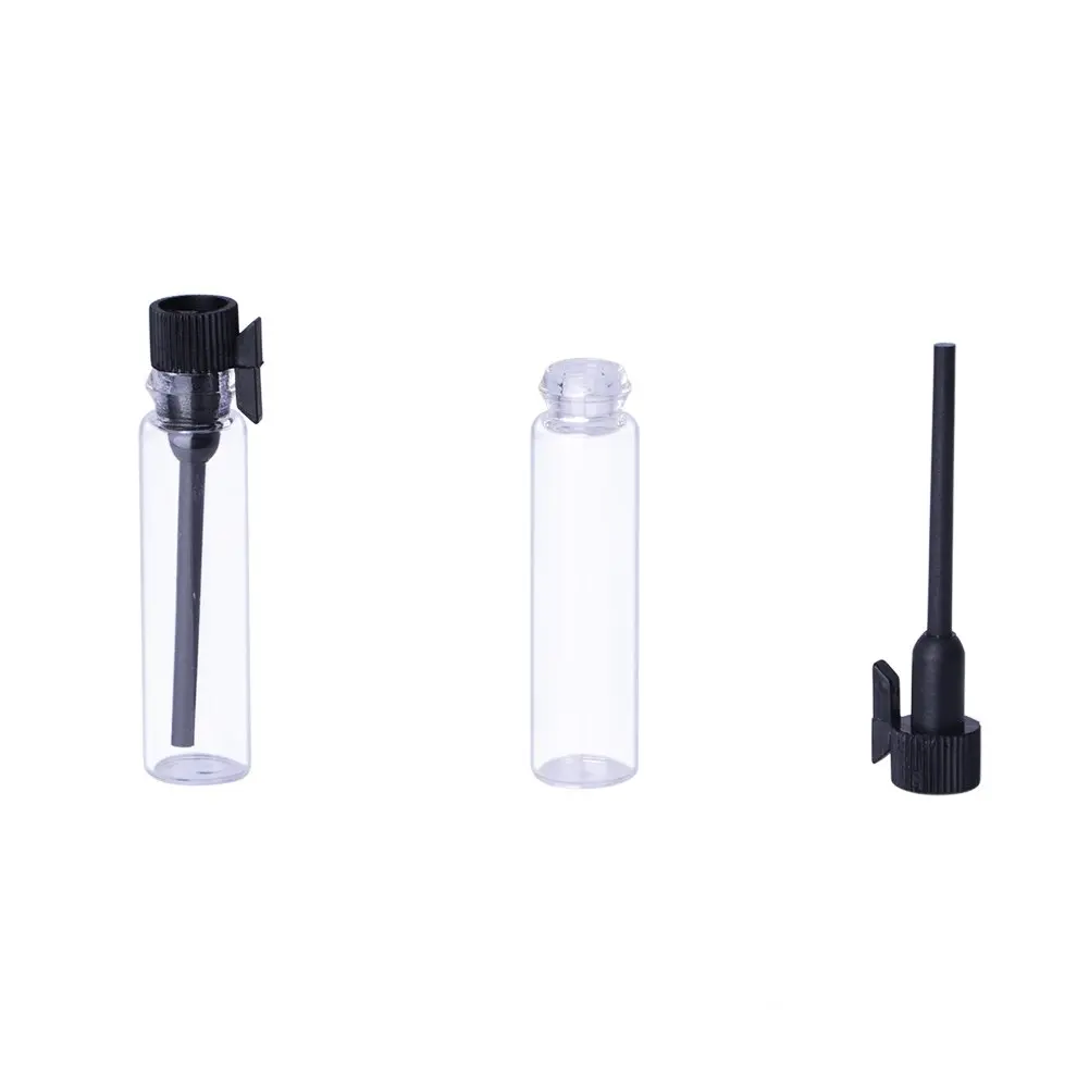 

10PCS 1ml 2ml 3ml Perfume Sample Mini Bottle Empty Glass Vials Dropper Container Laboratory Liquid Fragrance Trial Test Tube