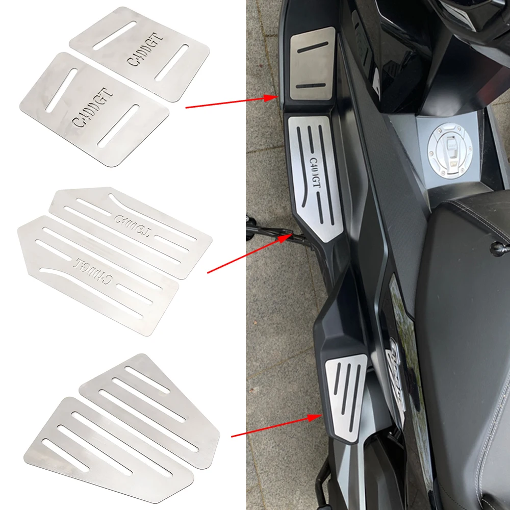 Мотоцикл для BMW C400GT C 400 GT накладка для подножки поставка коврик площадка для ног накладки аксессуары 2018 2019 2020 2021 и далее.