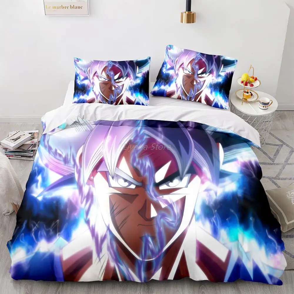 

Popular animationSuper Saiya Son-Goku Bedding Set Single Twin Full Queen King Size Set Children's Kid Bedroom Duvetcover Sets 16