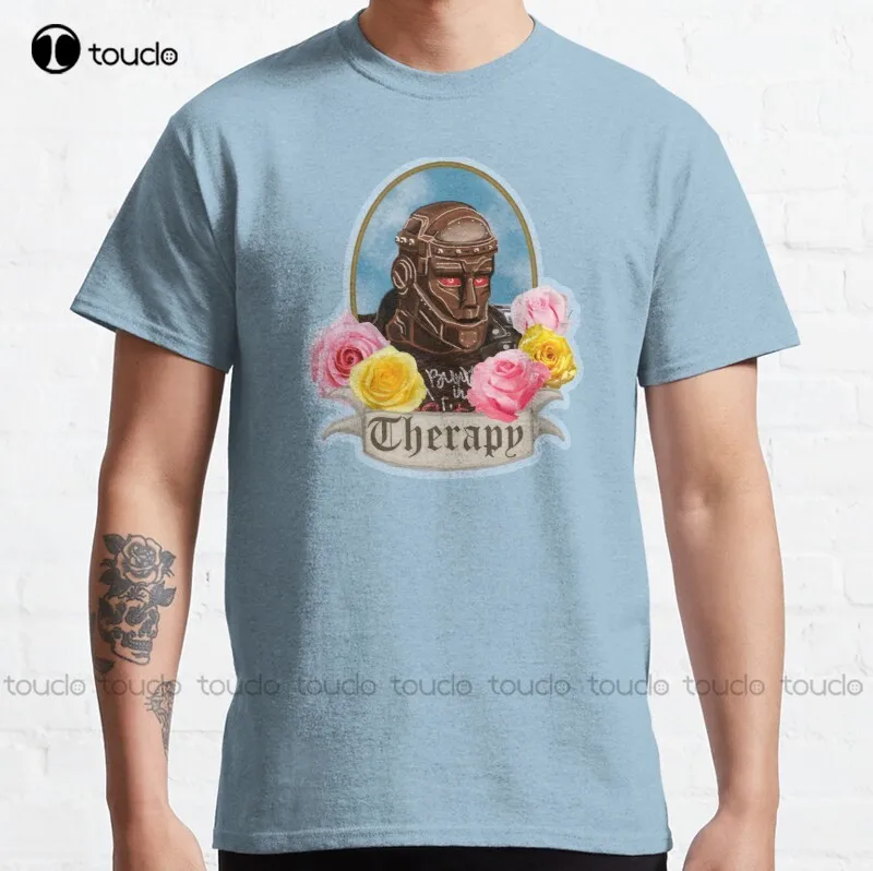 

Новая классическая футболка Robotman, терапия, Брендан, Фрейзер, покровитель, поло для женщин и мужчин, хлопковая футболка, женская футболка