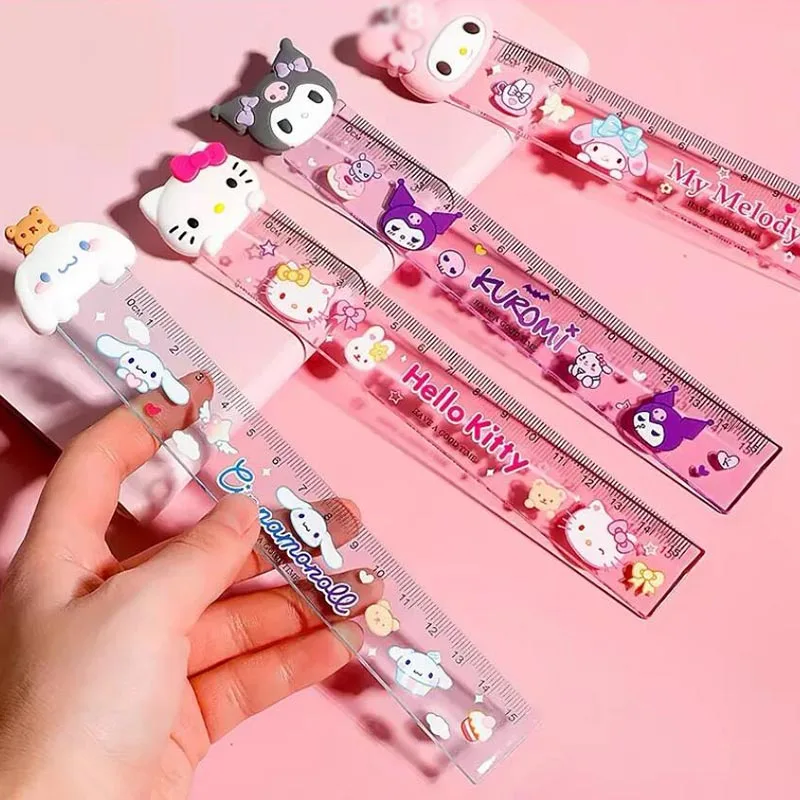 8 шт./партия линейка Sanrio Melody Kuromi