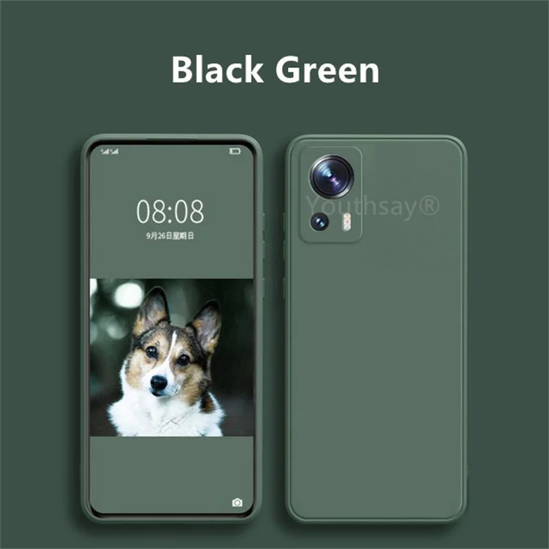 For Xiaomi 13 Lite Case Cover for Xiaomi Mi 13 Lite Shell Funda Soft Original Liquid Silicone Case Xiaomi 13 12 Lite 12 Pro 12T