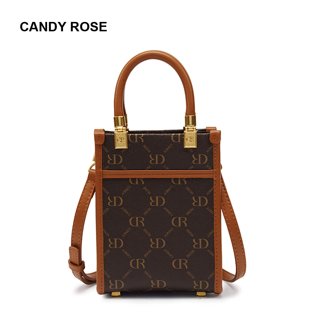 

CandyRose Branded Women Handbags 2022 Trend Luxury Purses Designer Shoulder Crossbody Mini Bag Leather Clutch Telfar Fancy Bag