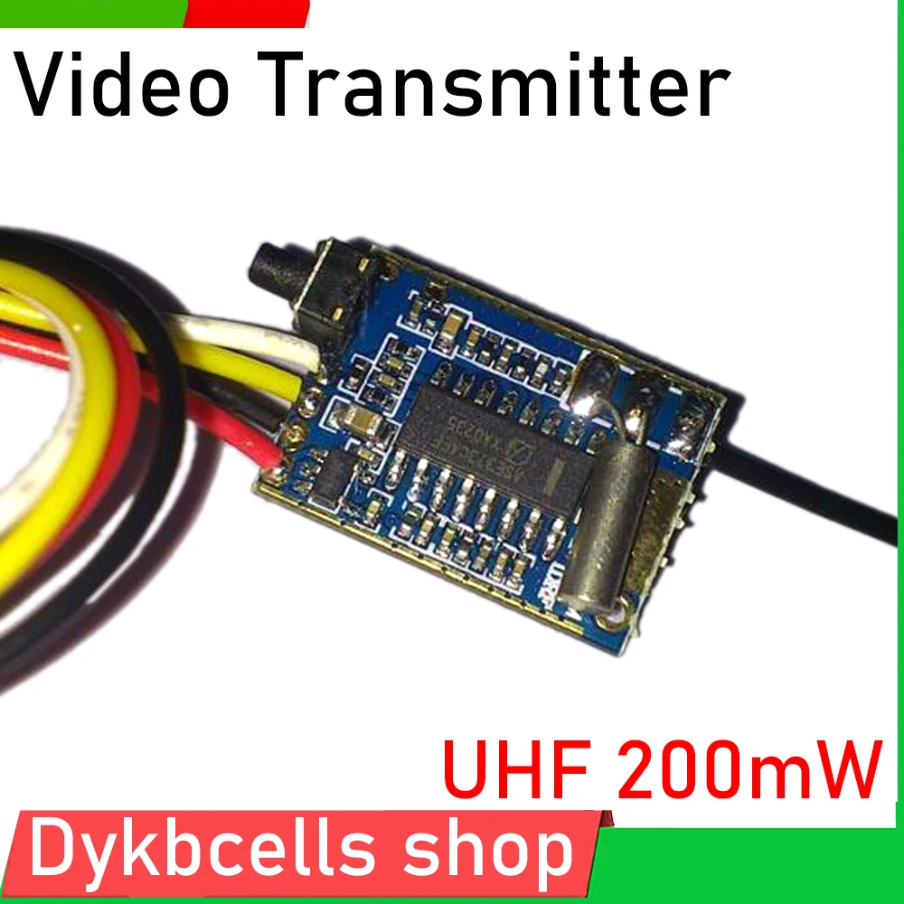 

DYKBmetered UHF 200MW 16-канальный аудио-видео передатчик