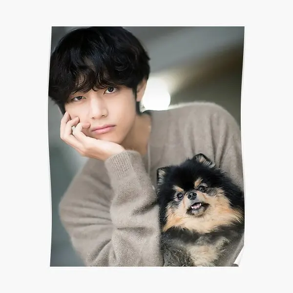 Плакат V And Yeontan забавная печать декор комнаты винтажная живопись домашнее