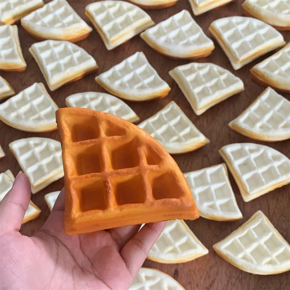 Трехмерная вафельная модель в форме веера оригинальная золотистая эластичная