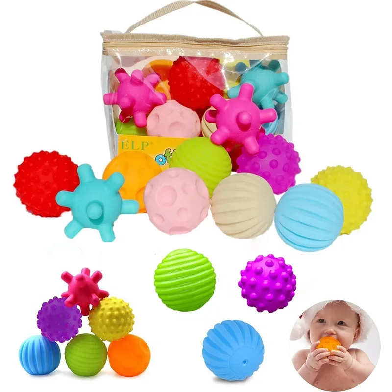 Детские игрушечные сенсорные шарики для детей текстурированные рук мягкие