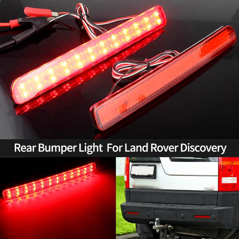 

Car Rear Bumper Reflector Red Lens Warning Strip XFF500020 XFF500030 for Land Rover Discovery 3 2004 2005 2006 2007 2008 2009