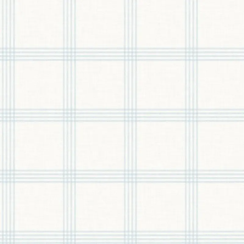

Twain Light Blue Plaid Wallpaper