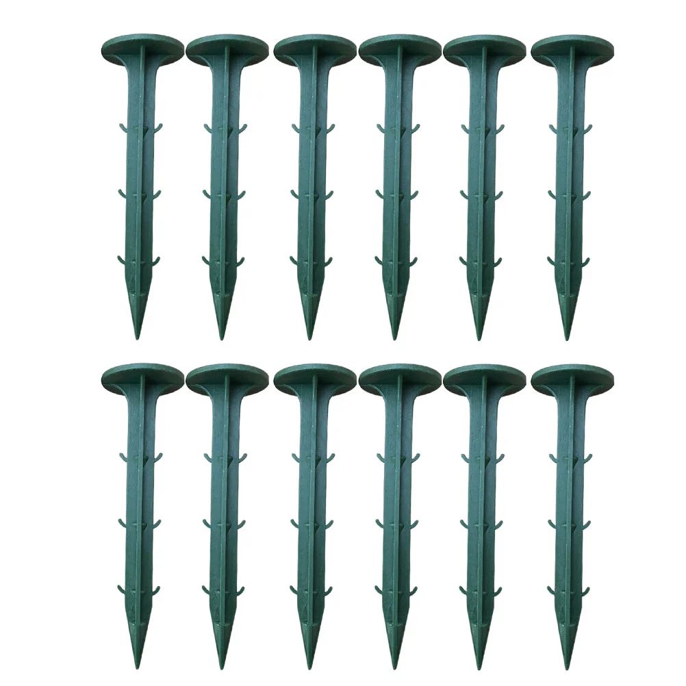 

100Pcs Plastic Ground Stakes Outdoor Plastic Stakes Garden Greenhouse Stakes