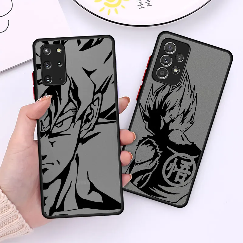 

Противоударный силиконовый мягкий чехол для Samsung Galaxy A01 A30 A50 A02s A10 A20e A40 A02 A70 A20s A70s A51 4G A32 Dragon Ball, черный