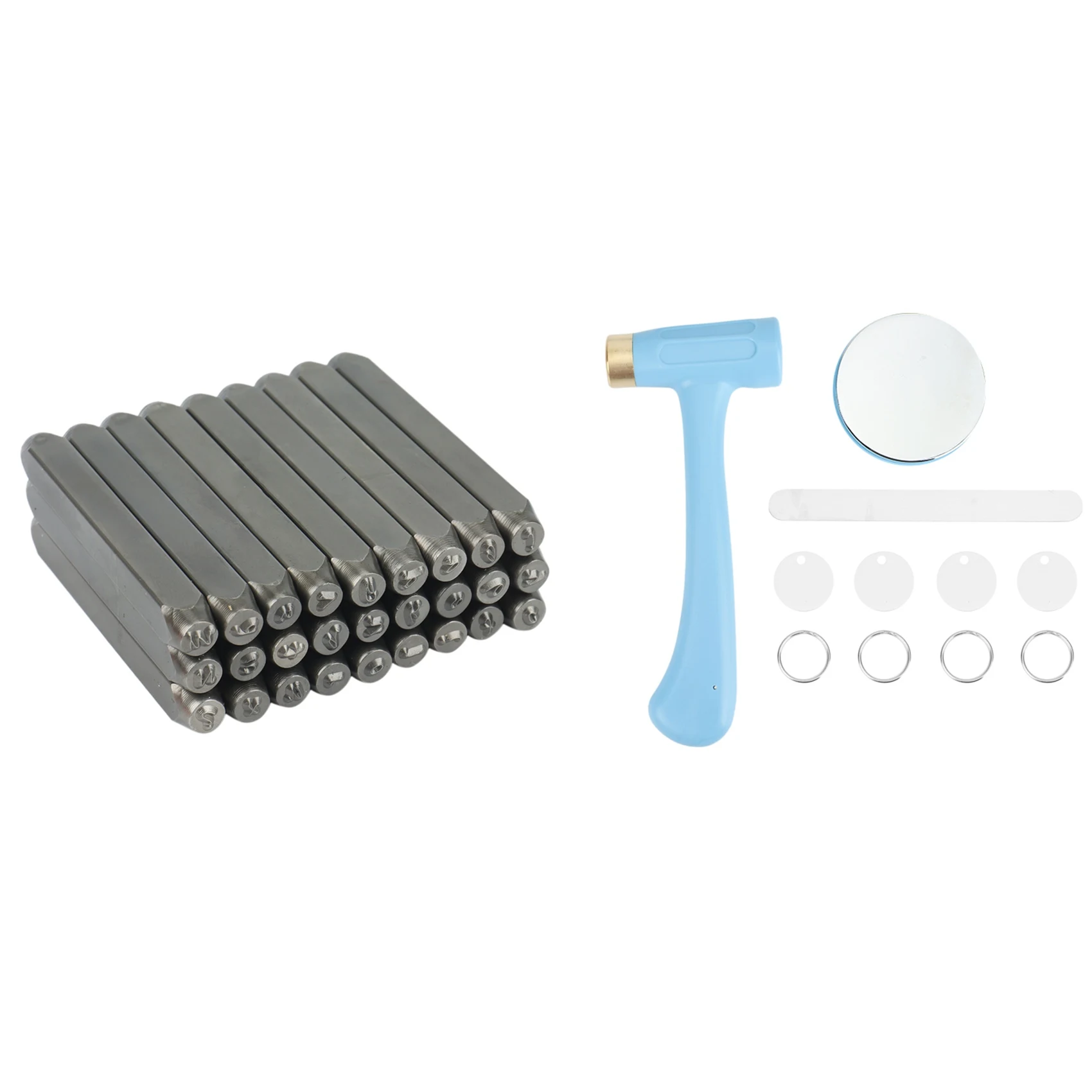 

Uclio Jewelry Making Metal Seal, Artistic Font Uppercase Letter Punch Set And Artistic Font Lowercase Letter Punch