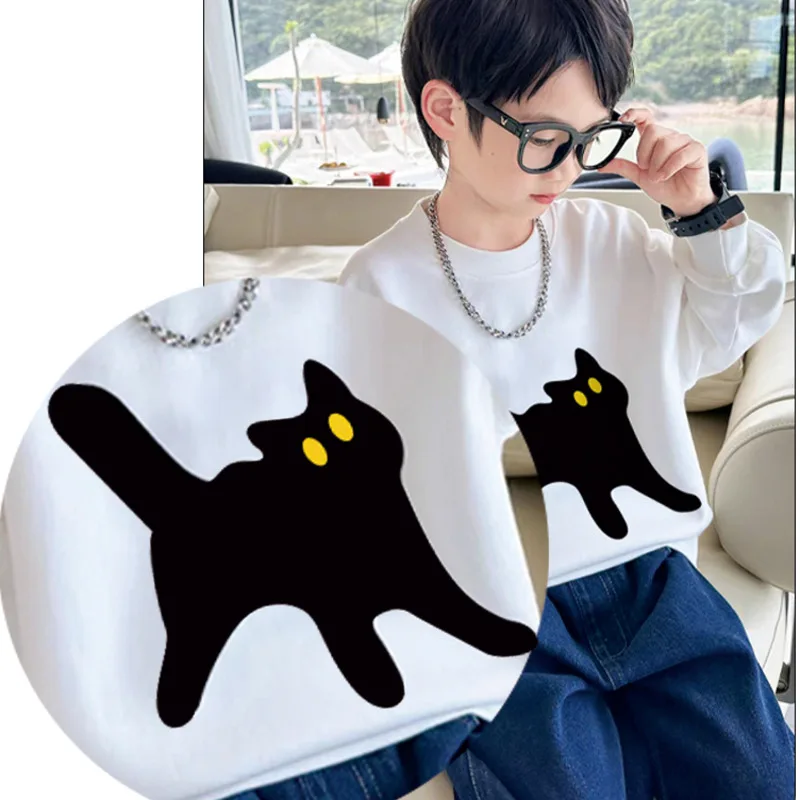

Fashion Zhongda Children's Autumn Sweater New Children's Spring And Autumn Bottom Shirt Casual Loose Versatile Boys Pullover Top