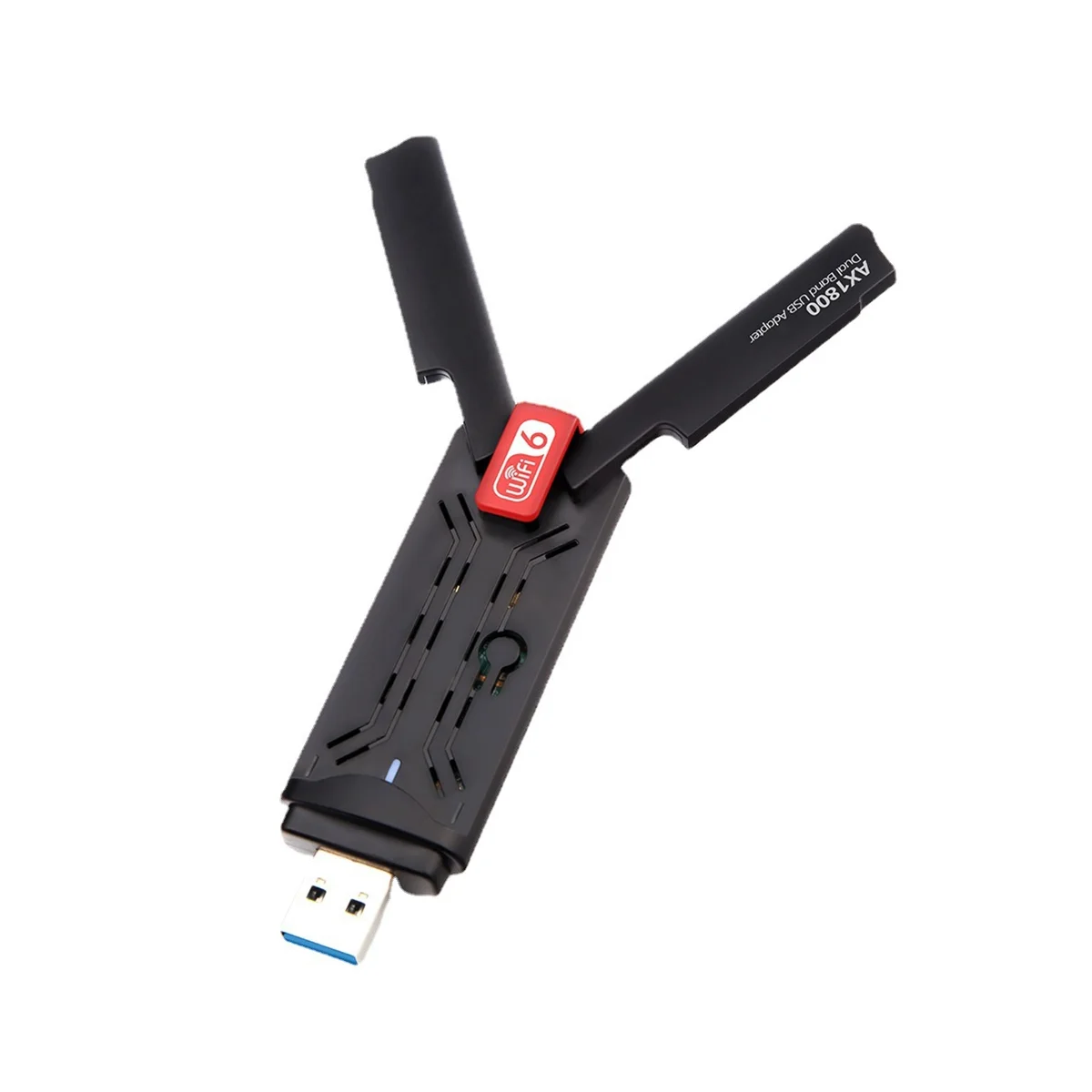 

1800 Мбит/с Wifi 6 USB 3,0 адаптер 2,4G 5,8G WiFi6 Dongle сетевая карта поддержка Win 7 10 11 PC