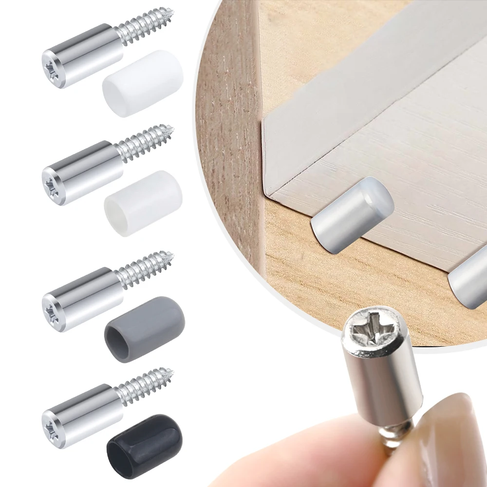 

Cabinet Board Screws Self-Tapping Screw With Rubber Sleeve Laminate Support Homemade Cabinet Glass Hard Nonslip Partition Nail