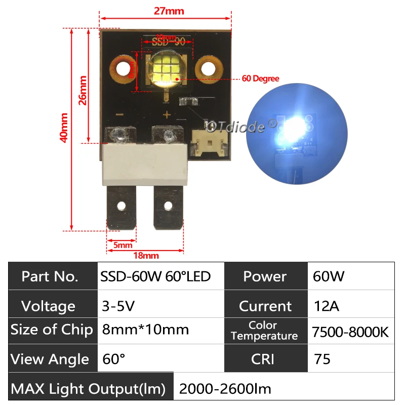 

Светодиодный сценический светильник OTdiode 60W 80W 90W