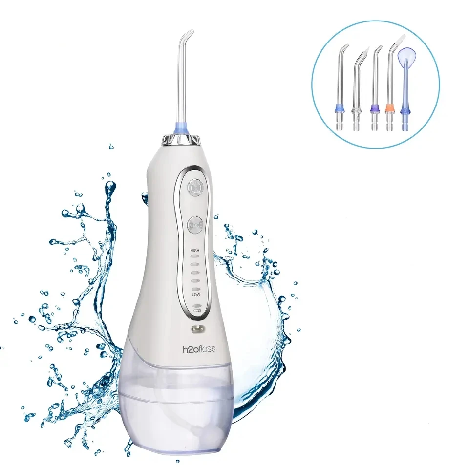 

Popular Oral Teeth Cleanin 300ml Cordless Water Dental Flosser Mini Portable Water Jet Flosser Electric Dental Oral Irrigator