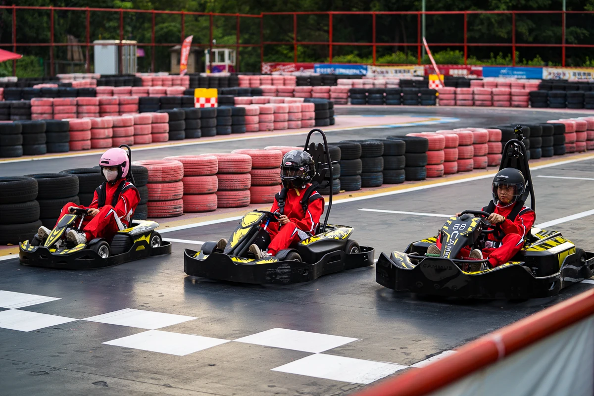 CAMMUS Racing Karting Cars Электрический картинг на батарейках для взрослых и детей