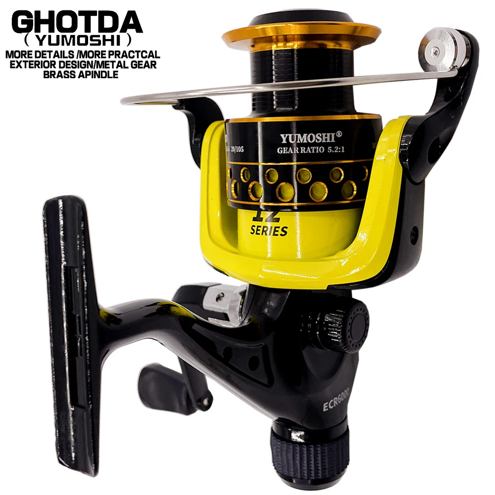 

Bevel Line Cup Spinning Reel 2000-7000 Series Accessories Metal Spool Spinning Wheel for Freshwater Saltwater Carp Pesca