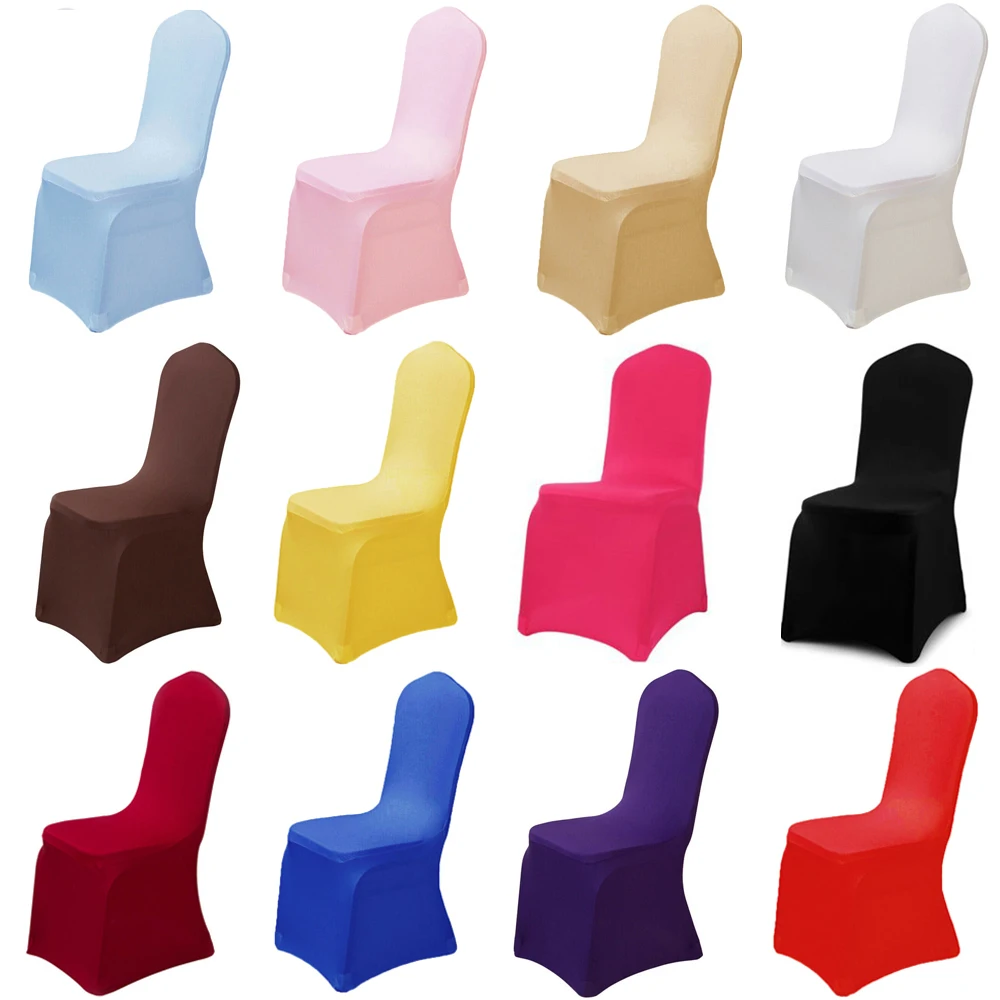 

10pcs Wedding Chair Covers Spandex Stretch Slipcover for Restaurant Banquet Hotel Dining Party Universal Chair Cover