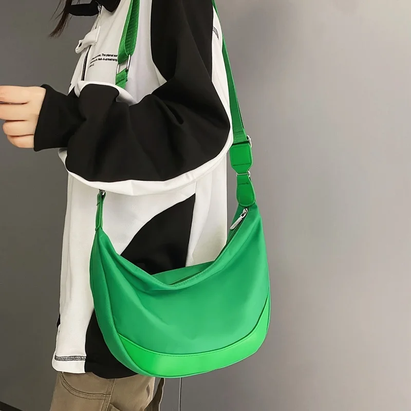 

Casual Nylon Shoulder Bags Female Sac Fashion Designer Crossbody Bag Women Waterproof Handbags Bolsa Feminina Simple Hobos Bags