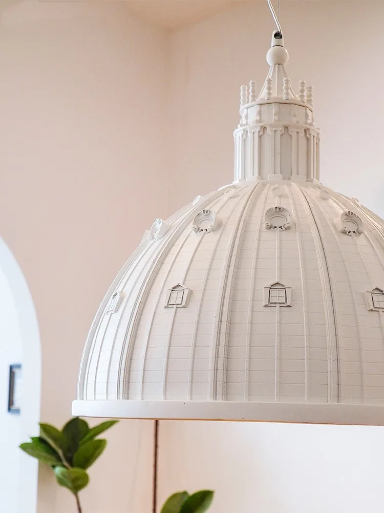 Французский замок Люстра Винтажный узор Ресторан Бар Лампа Спальня