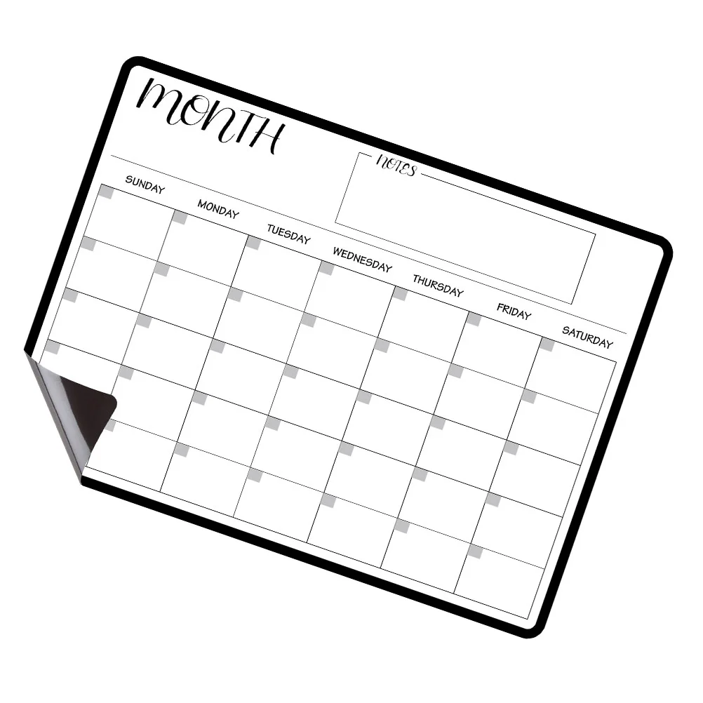 

Доска с календарем, магнитная доска для холодильника, стираемая доска, еженедельная, настенная, ежемесячная, Расписание, графика холодильни...