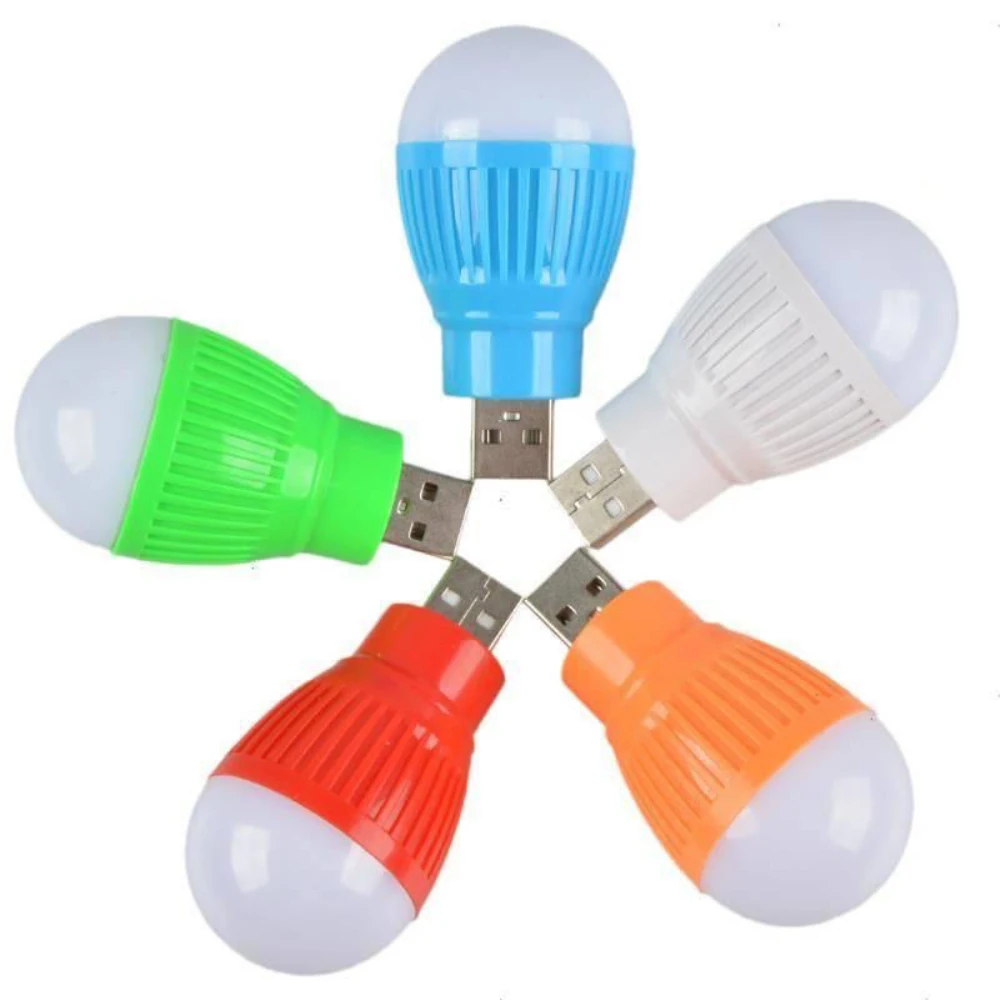 

Mini USB LED Light Bulb Outdoor Camping Tent Usb Lamp Wireless Computer Mobile Power Usb Bulb Emergency Lights Indoor Usb Lights