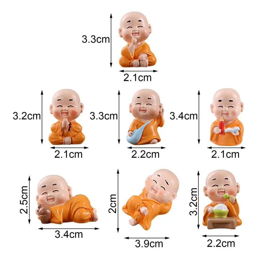 Непослушный буддийский монах искусственные изделия из смолы буддистские монки