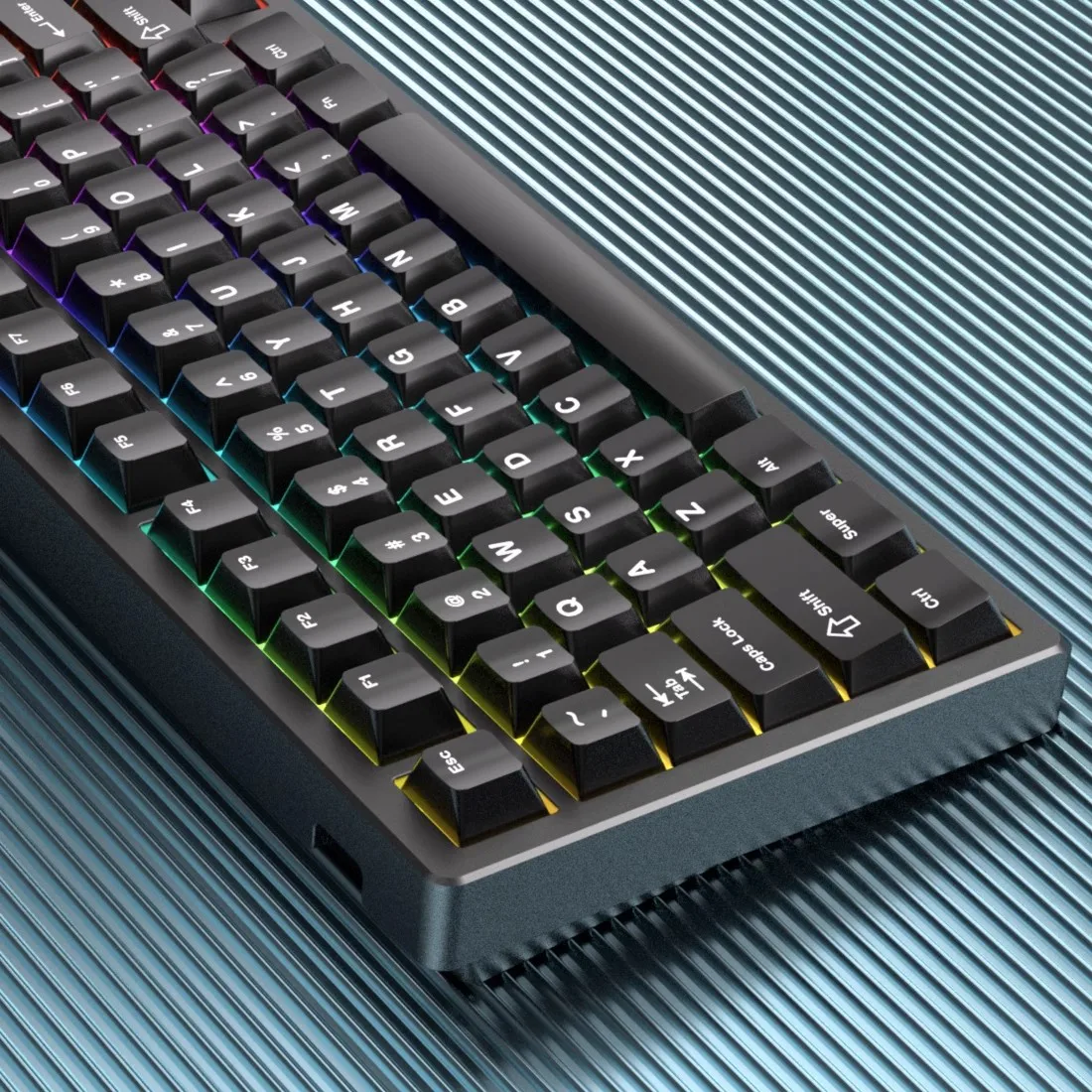 Клавиатура Everglides U75 с магнитным переключателем Проводная алюминиевая игровая