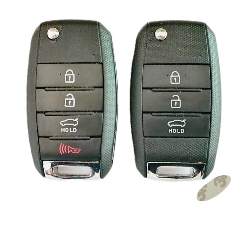 

With logo Replacement 3/4 Buttons For Kia KIA K2 K3 K5 Carens Cerato Forte Fob Cover Housing Remote Key Shell Case Flip Folding