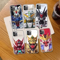 anime gundam robot phone case for iphone 13 pro max apple 11 12 mini se 2020 x xs xr 8 7 plus 6 6s 5 5s cover shell coque