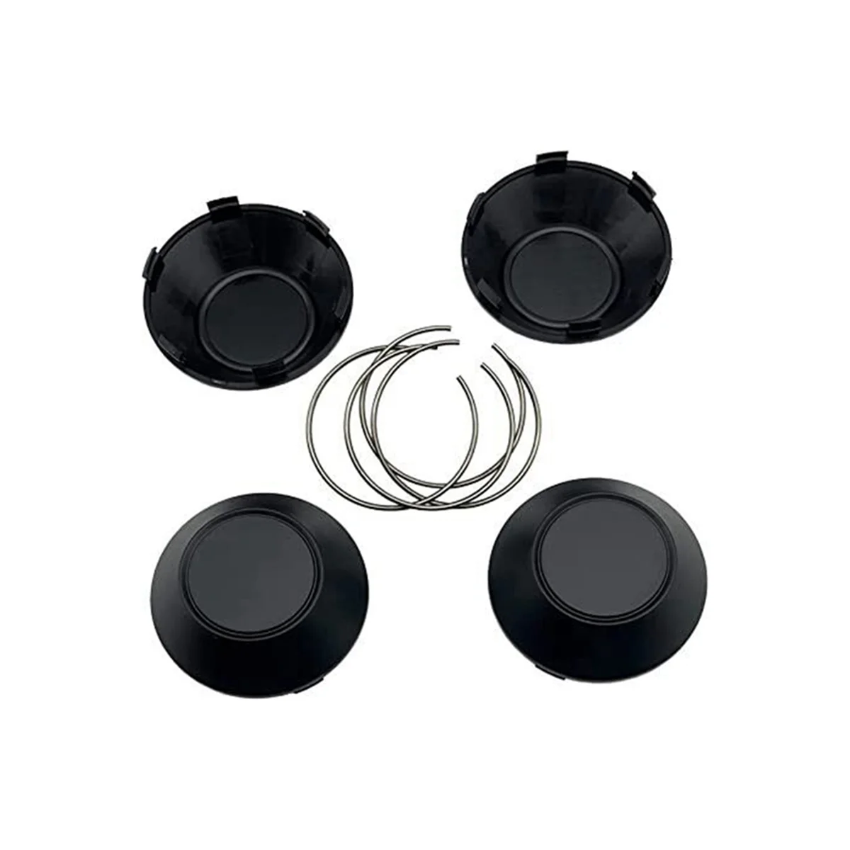 

4Pcs Car Black Hub Cap Wheel Covers for Polaris RZR XP 1523153-655 1523153-744