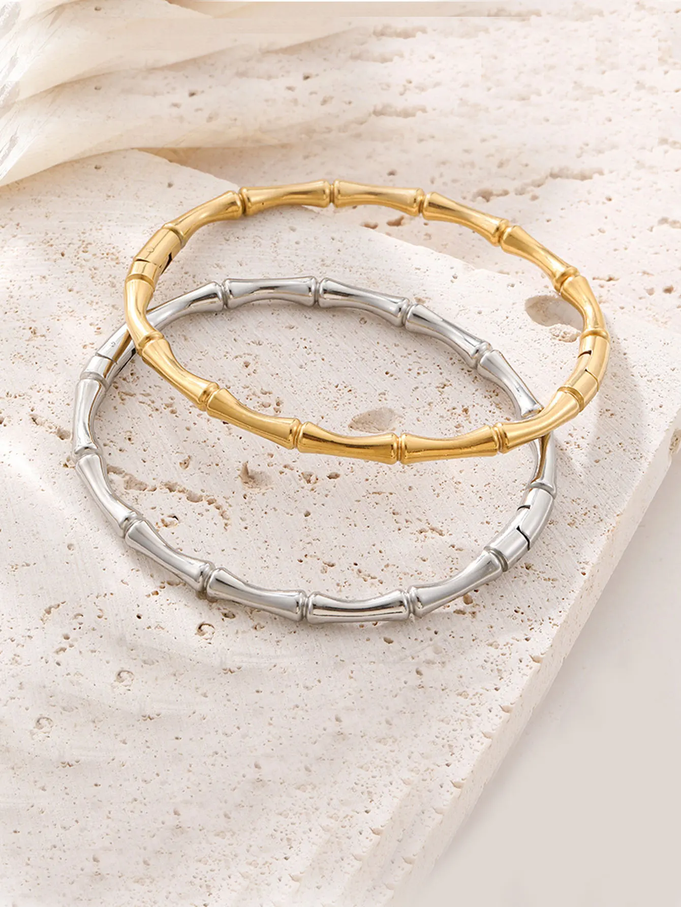 1 шт. Женский Браслет-манжета из бамбука